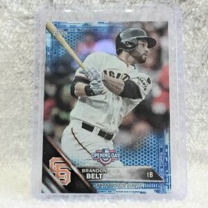 5/$20 Mint 2016 Topps Opening Day Brandon Belt Blue Foil MLB Card OD-19!!